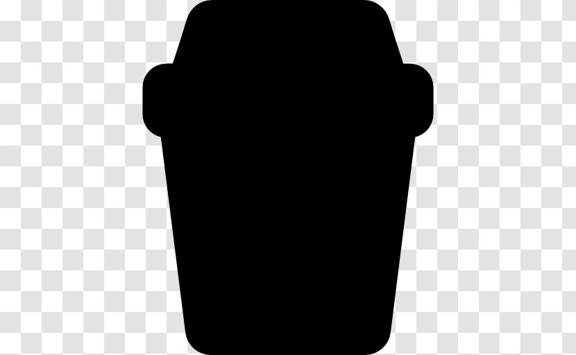 White Font - Rectangle - Coffee Paper Cup Transparent PNG