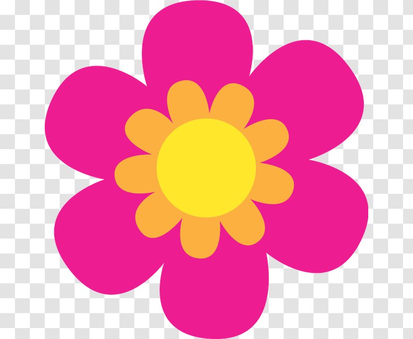 Smiley Flower Clip Art Transparent PNG