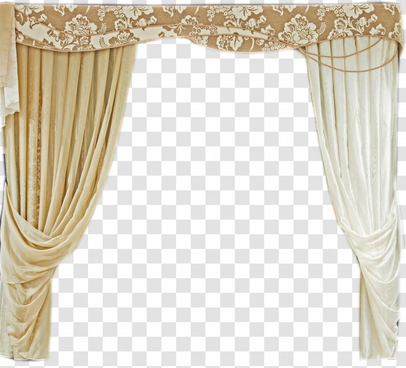 Window Treatment Curtain Interior Design Services Pelmet - Woven Fabric - Curtains Transparent PNG