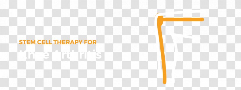 Logo Brand Line - Orange - Knee Pain Transparent PNG