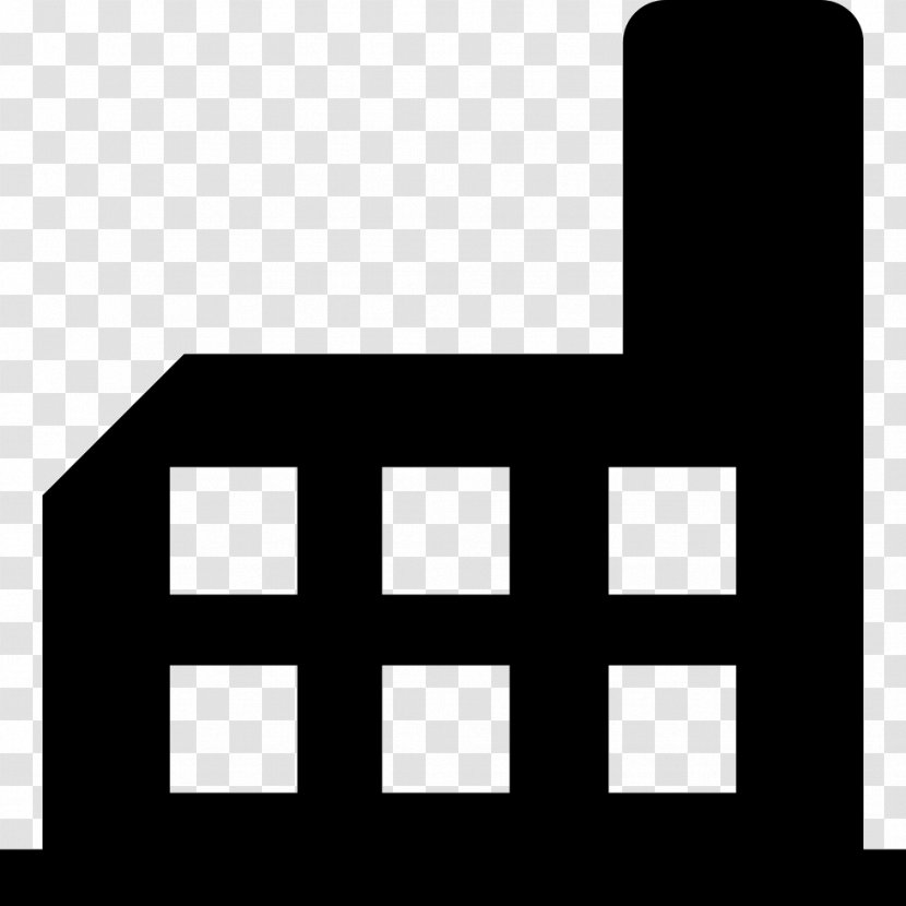 Factory Building Industry - Black And White Transparent PNG