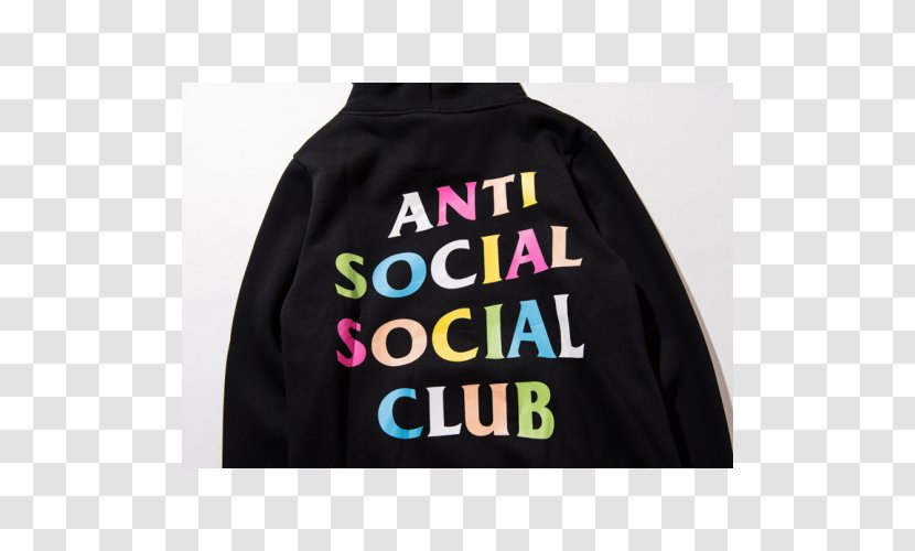 Hoodie T-shirt Anti Social Club Clothing Anti-social Behaviour - Flight Jacket Transparent PNG