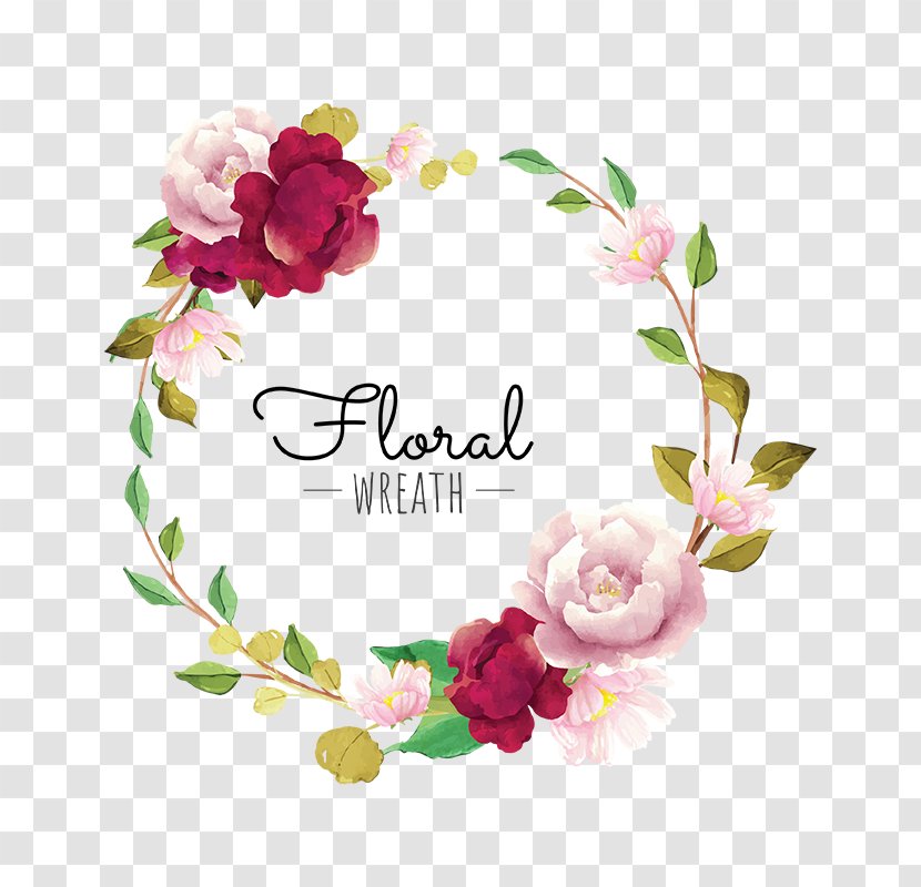 Flower Wreath Euclidean Vector - Arranging Transparent PNG