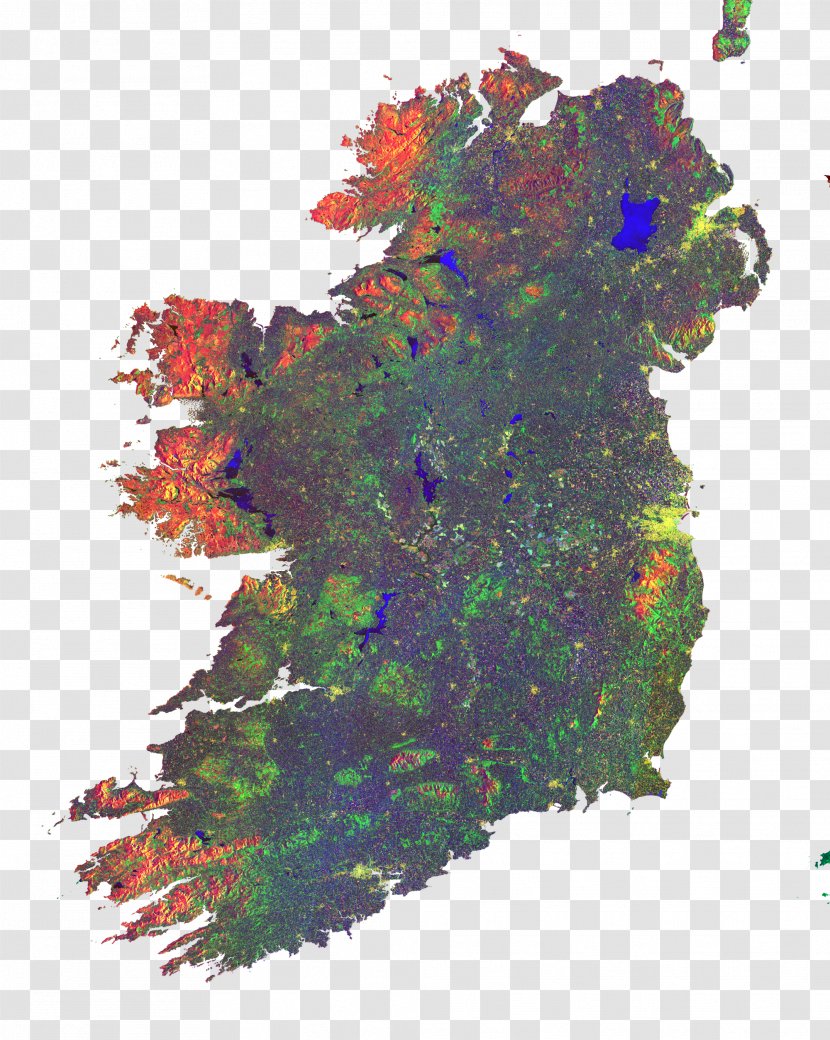 Tudor Conquest Of Ireland Map - Tree - Location Transparent PNG