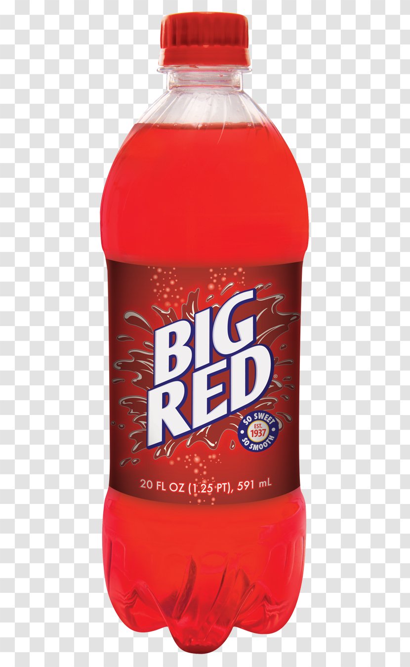Fizzy Drinks Big Red Enhanced Water Bottle - Brand Transparent PNG