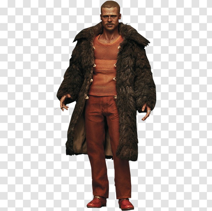 Brad Pitt Tyler Durden Fight Club Fur Clothing Action & Toy Figures - Costume Transparent PNG