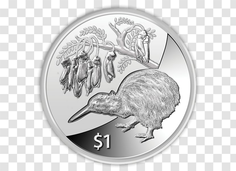 Silver Coin New Zealand Bullion - Proof Coinage Transparent PNG