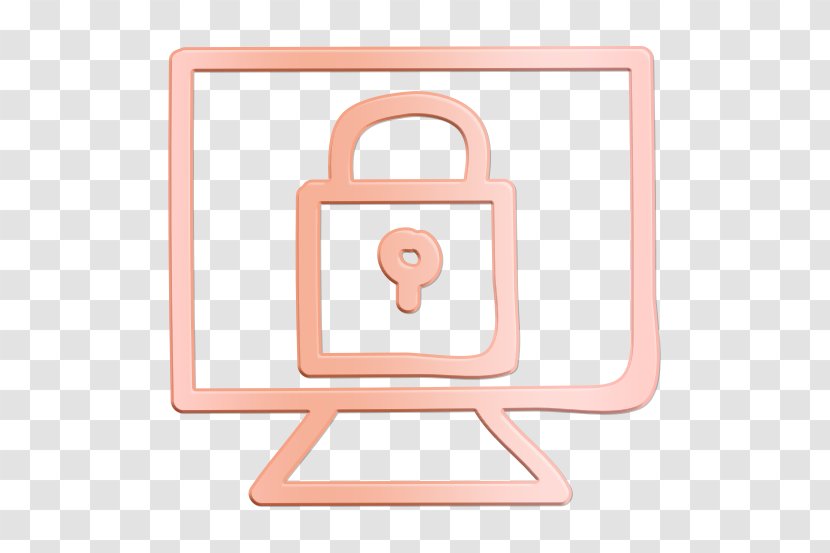 Keyboard Icon Lock Screen - Furniture Pink Transparent PNG