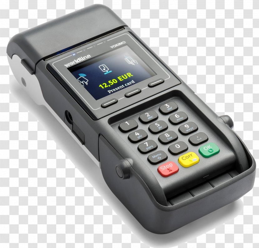 Payment Terminal Computer Betaalautomaat Worldline - Mobile Transparent PNG