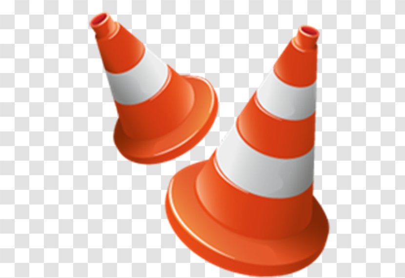 Traffic Cone Orange Icon - Stop Security Card Transparent PNG