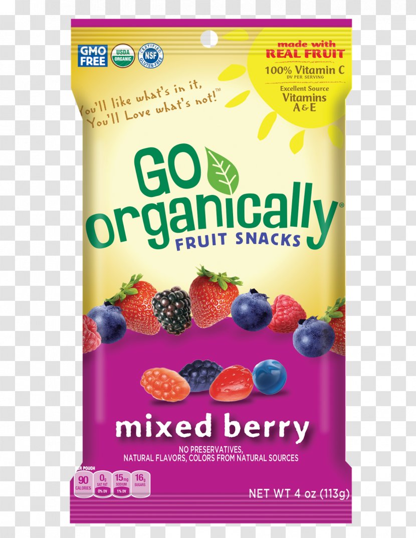 Organic Food Natural Foods Fruit Snacks Berry - Processed - Strawberry Transparent PNG