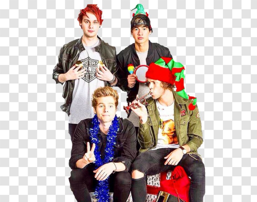 Luke Hemmings 5 Seconds Of Summer Christmas 5SOSFAM One Direction - Holiday - Sos Ketchup Transparent PNG