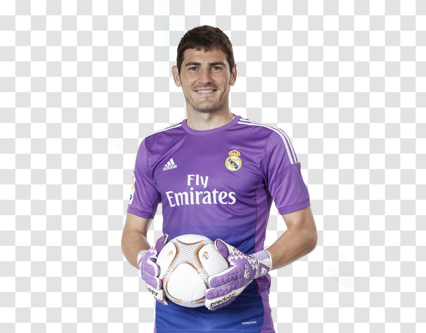 Iker Casillas Real Madrid C.F. Football Goalkeeper - Jersey Transparent PNG