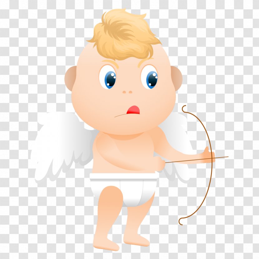 Vector Graphics Illustration Image Clip Art Photography - Heart - Cute Angel Transparent PNG