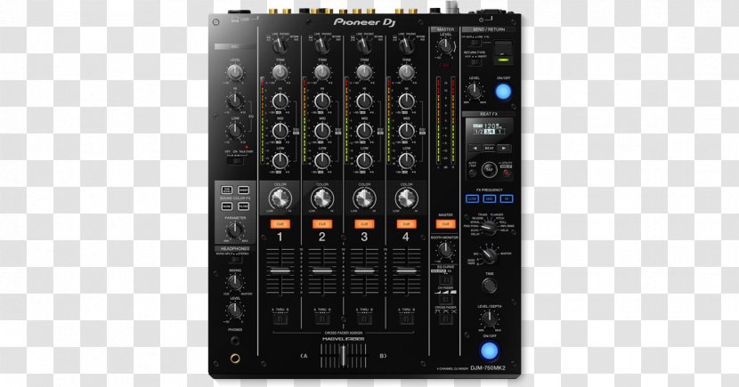 DJM DJ Mixer Audio Mixers Disc Jockey Pioneer - Electronic Instrument - Novation Transparent PNG