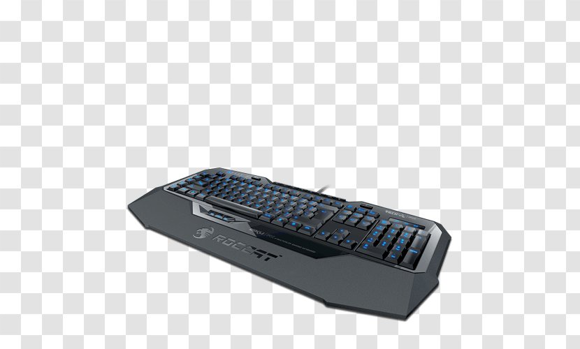 Computer Keyboard Roccat Gaming Keypad Software Gamer - Input Device - Alienware Transparent PNG