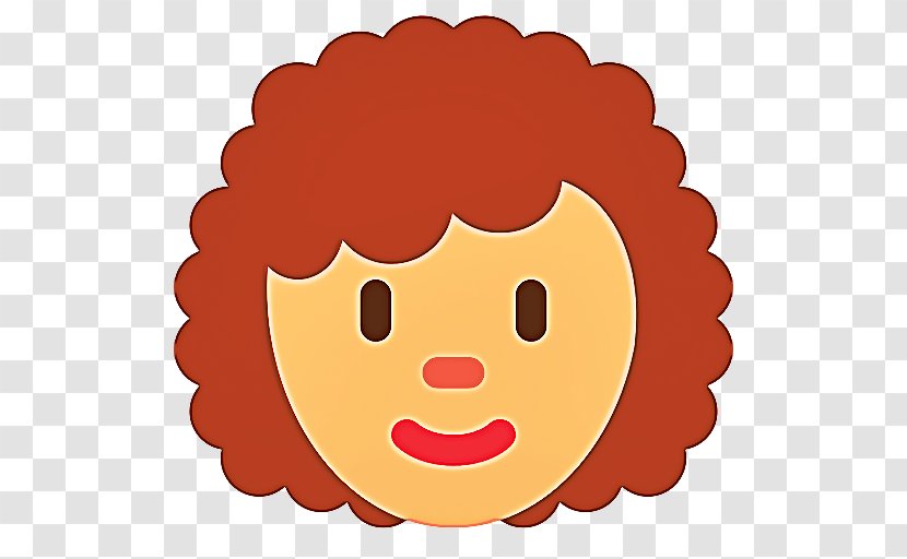 Emoji Hair - Blond - Mouth Smile Transparent PNG