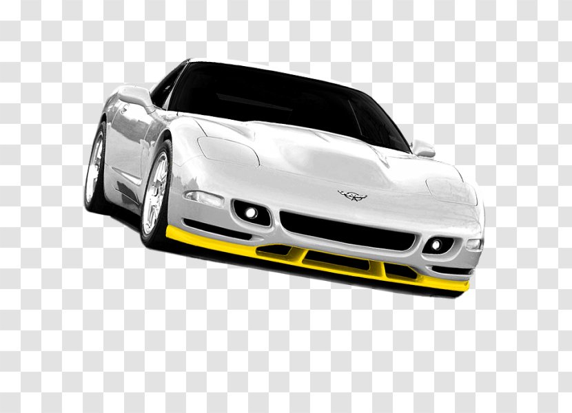 Bumper 2004 Chevrolet Corvette 1997 Sports Car - Personal Luxury - Chin Transparent PNG