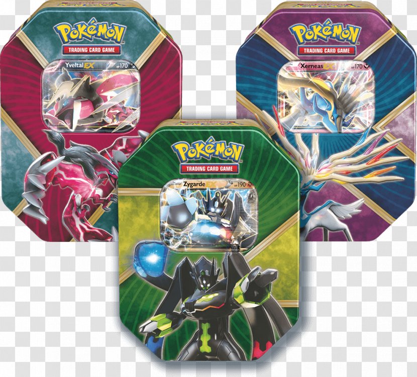Pokémon X And Y Xerneas Yveltal Trading Card Game Tin - Collectible - Pokemon Transparent PNG
