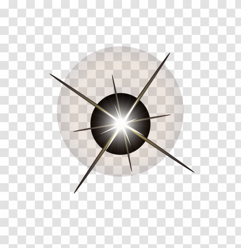 Cartoon Light Destello - Triangle - Eye Flash Transparent PNG