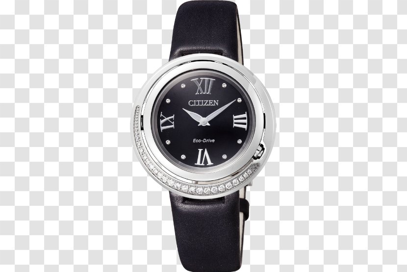 Clock Citizen Watch Eco-Drive Chronograph - Ecodrive - Black Watches Female Form Transparent PNG