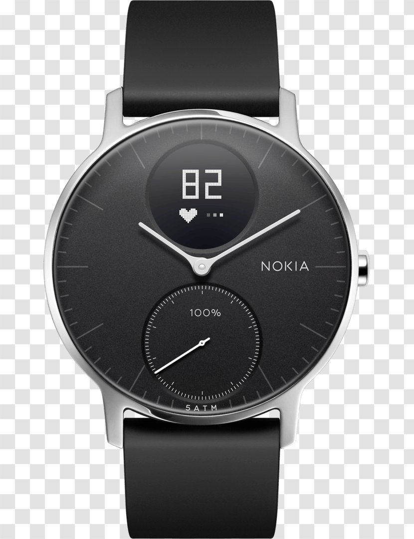 Nokia Steel HR Smartwatch Activity Tracker Apple Watch - Metal Transparent PNG