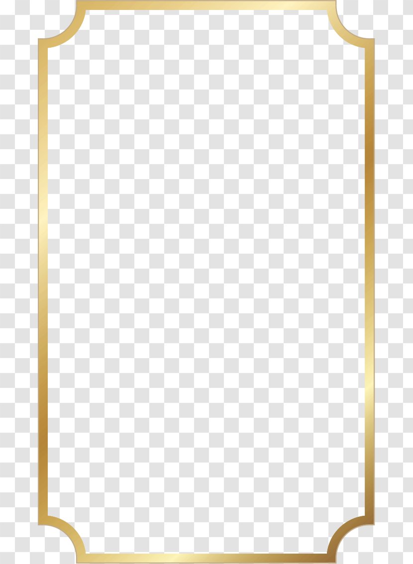 Gold Icon - Area - Frame Transparent PNG