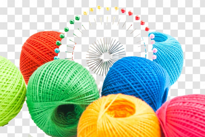 Yarn Textile Wool Color Nap - Thread Transparent PNG
