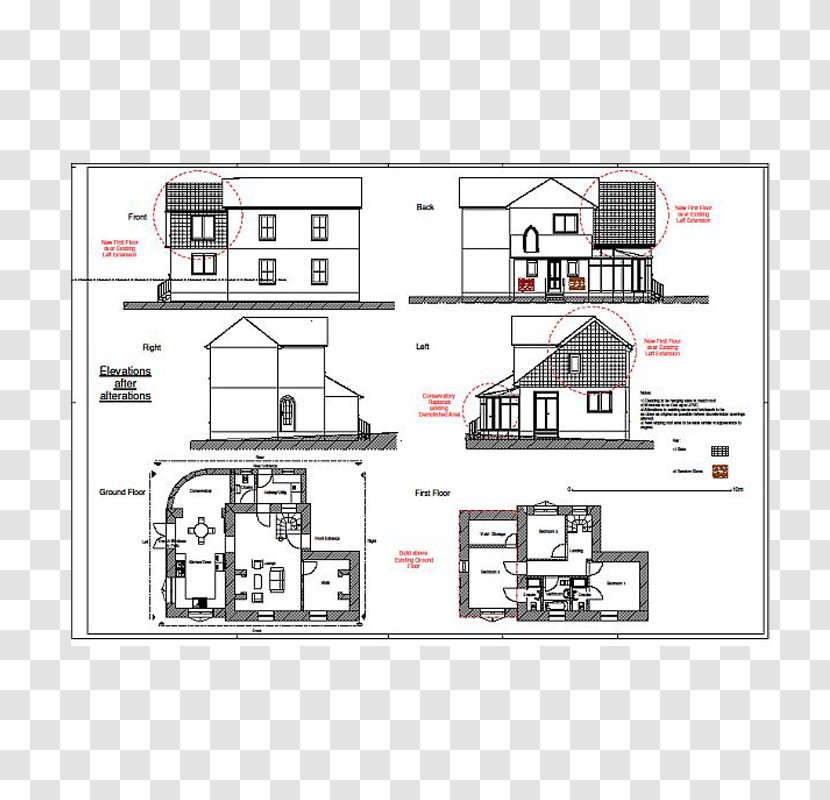 Architectural Plan House Architecture - Cad Floor Transparent PNG