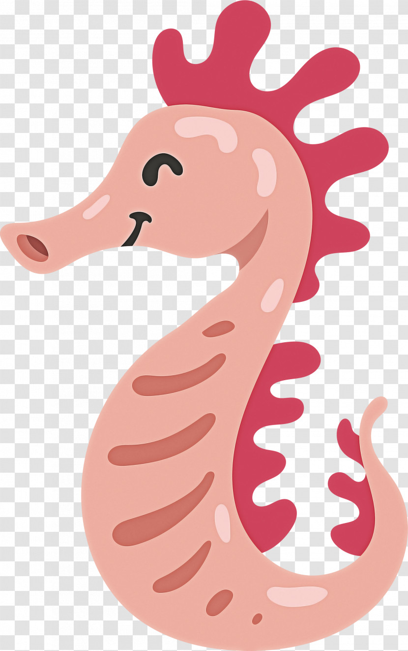 Seahorse Pink Transparent PNG