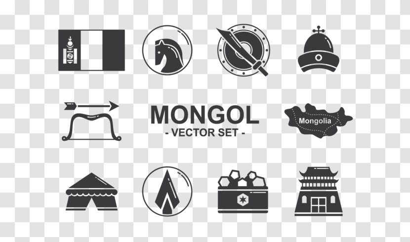 Mongolian People's Republic Mongol Empire Logo Mongols - Conqueror Flag Transparent PNG