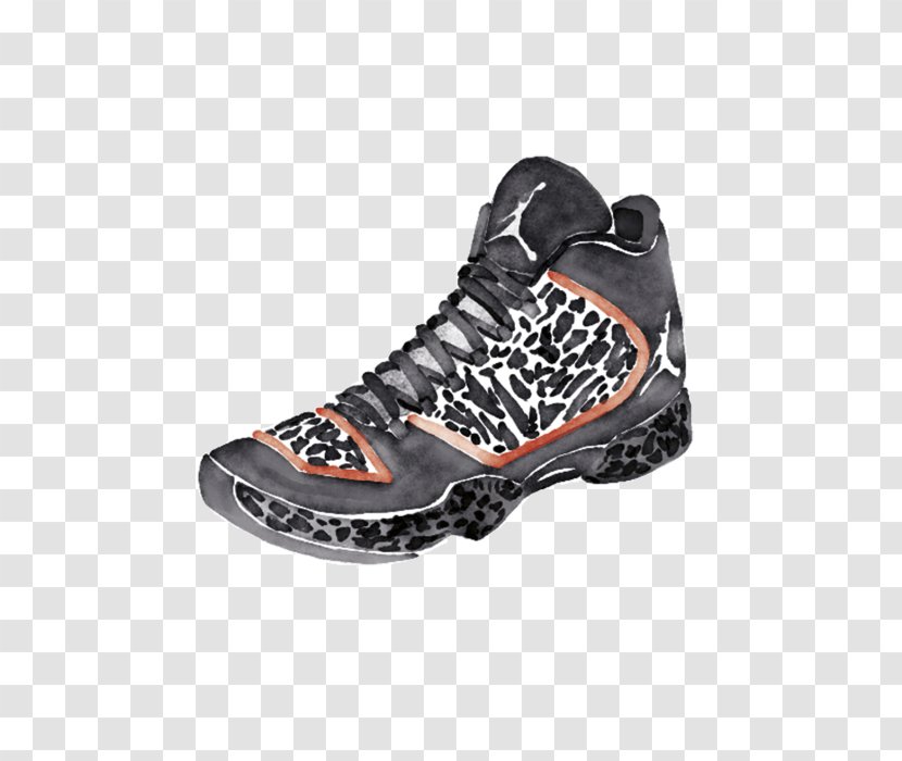 Air Jordan Sneakers Basketball Shoe Hiking Boot - Black - Canestro Transparent PNG