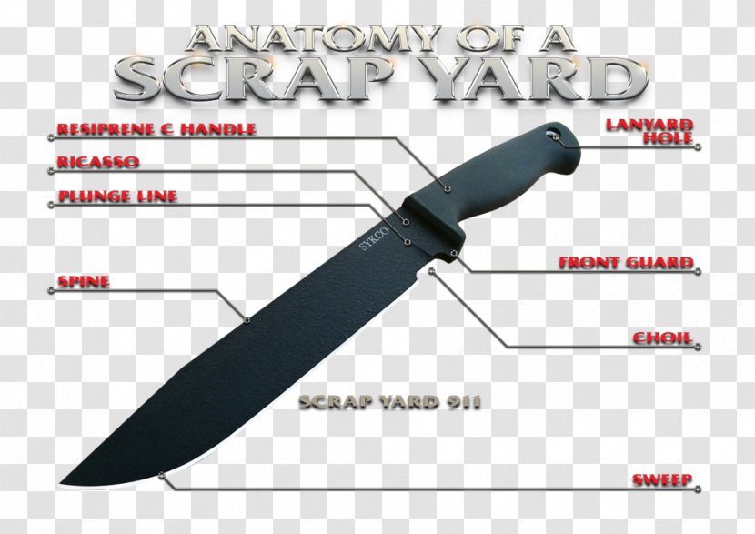 Utility Knives Bowie Knife Hunting & Survival Throwing - Yard Transparent PNG
