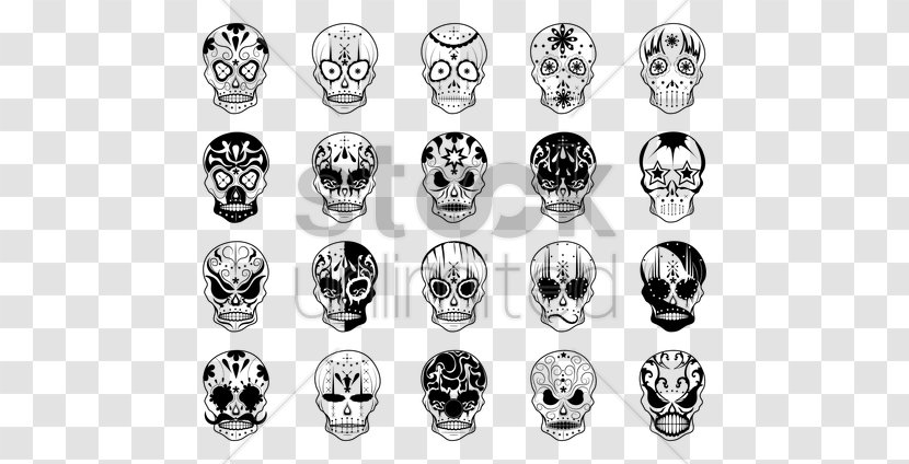 Body Jewellery Skull Silver Pattern - Jewelry Transparent PNG