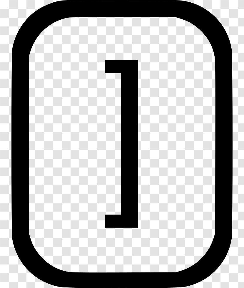 Square Bracket - Material Property - Symbol Transparent PNG