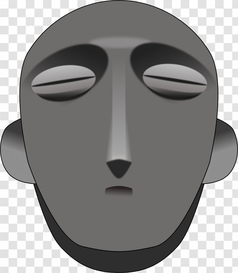 Traditional African Masks Face Clip Art - Mask Transparent PNG
