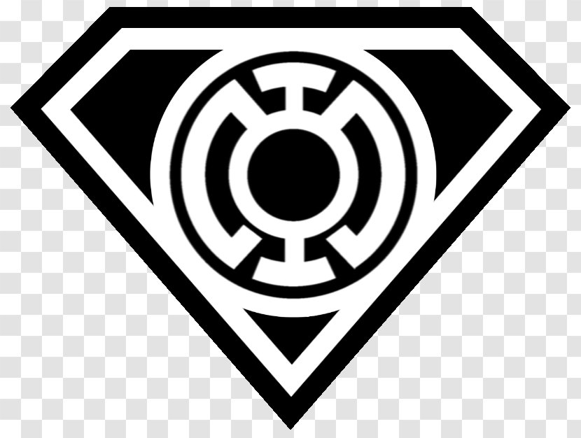 Green Lantern Batman Clark Kent The Flash Diana Prince - Blue Corps - Superman Symbol Outline Transparent PNG