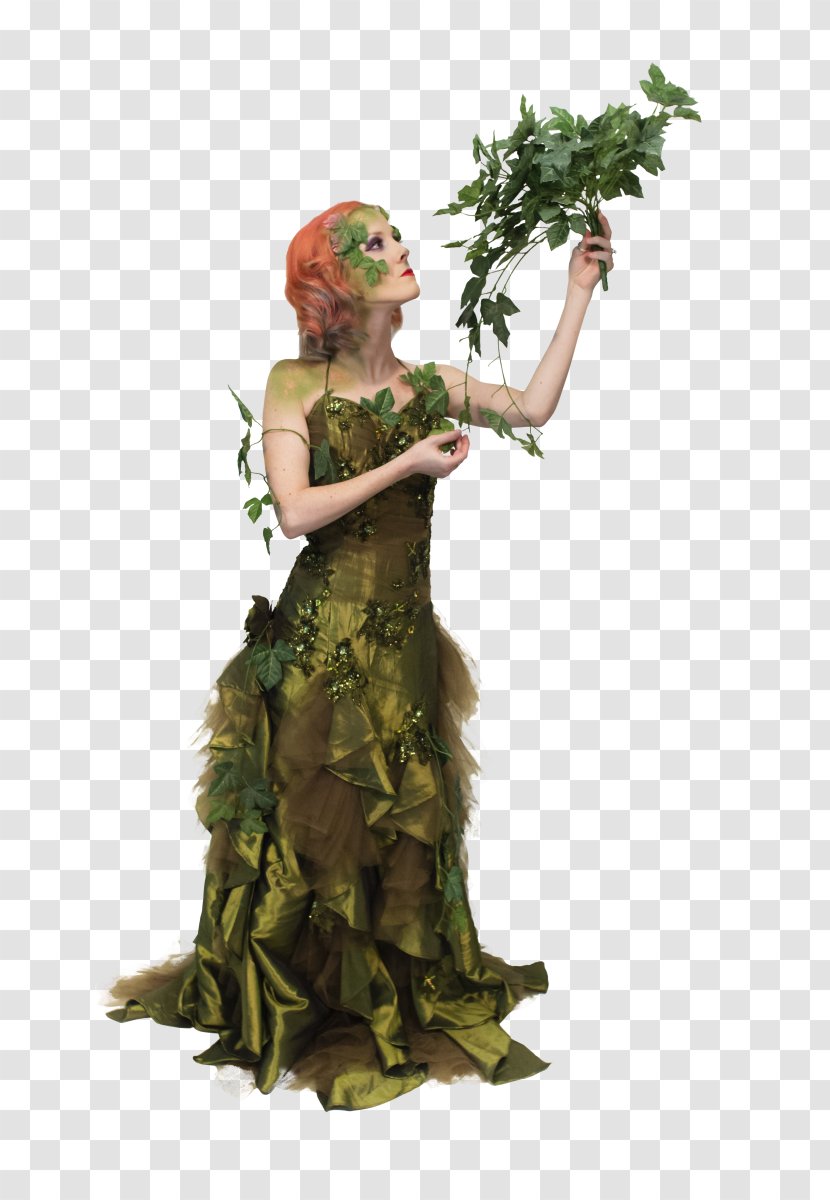 Mother Nature Costume Goddess - Infant - Greenery Transparent PNG
