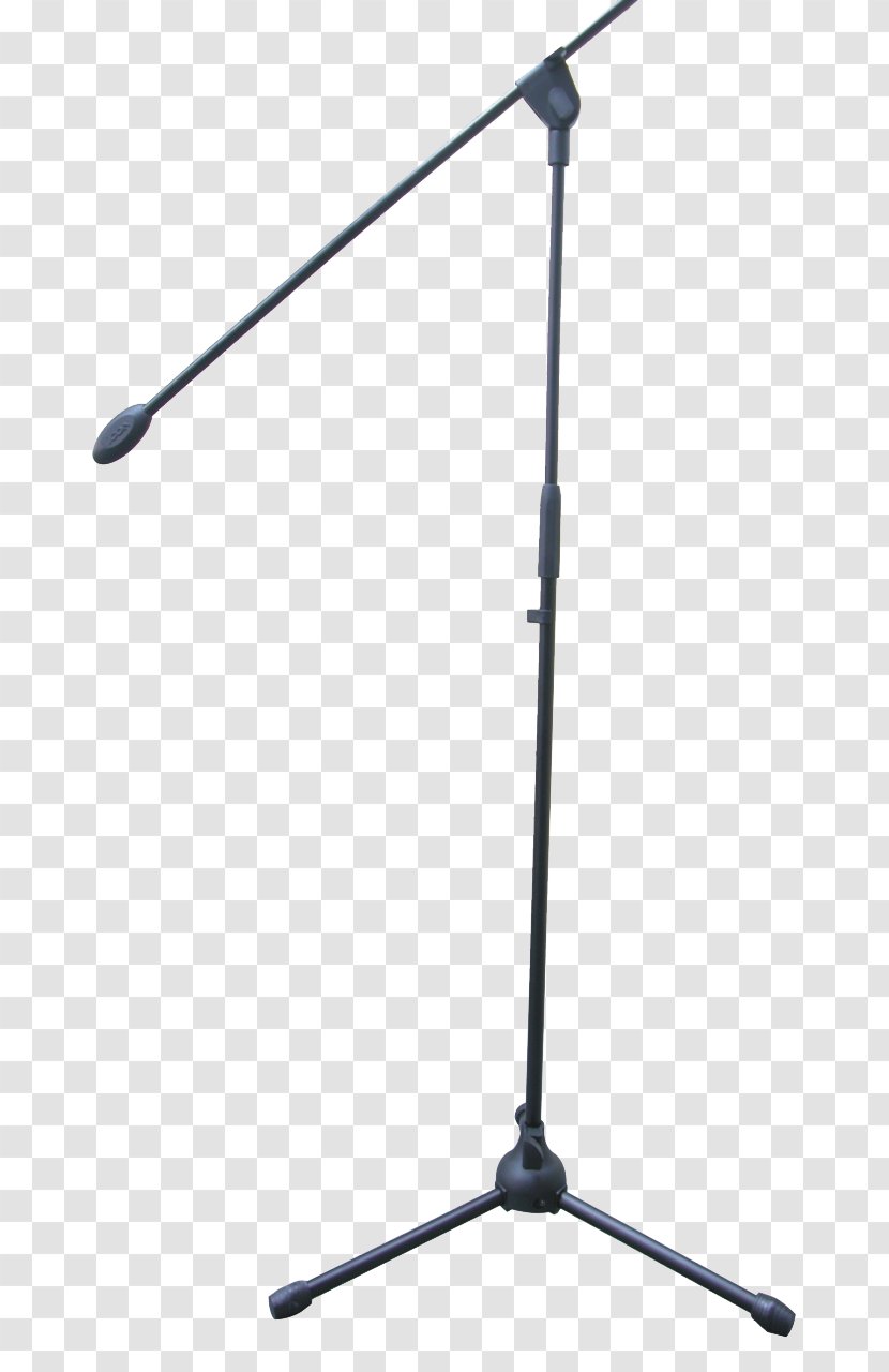 Microphone Stands Tripod Clip Art - Silhouette - Mic Transparent PNG
