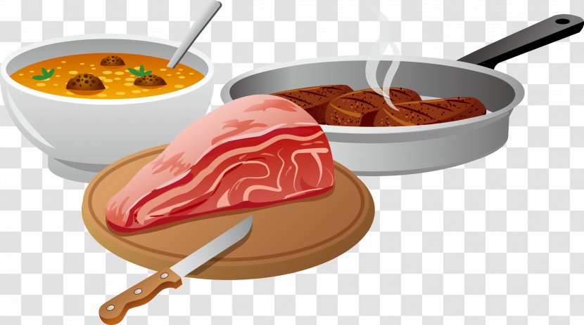 Sausage Barbecue Ham Meatloaf - Meat Transparent PNG