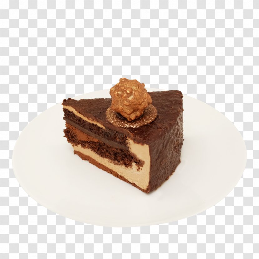 Flourless Chocolate Cake Brownie Fudge Praline - Milo Transparent PNG