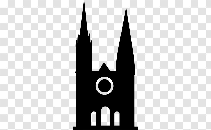 Chartres Cathedral Reims Basilica Of Saint Louis - Silhouette Transparent PNG