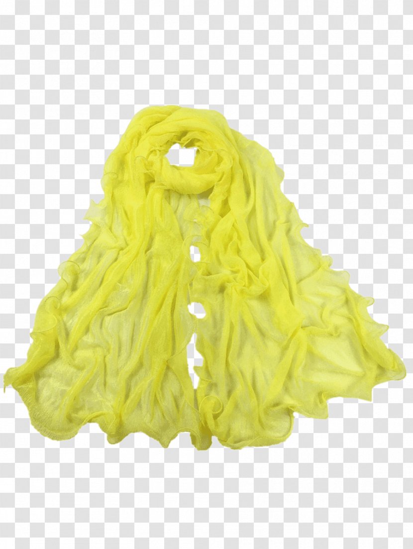 Scarf - Yellow - Soft Transparent PNG