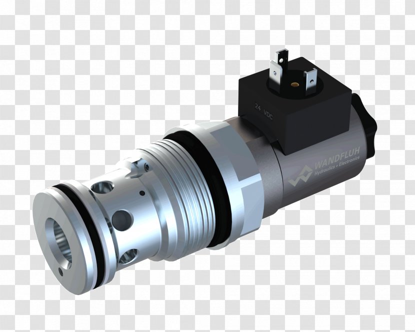 Poppet Valve Solenoid Pilot Pilot-operated Relief - Tool - Electronic Component Transparent PNG
