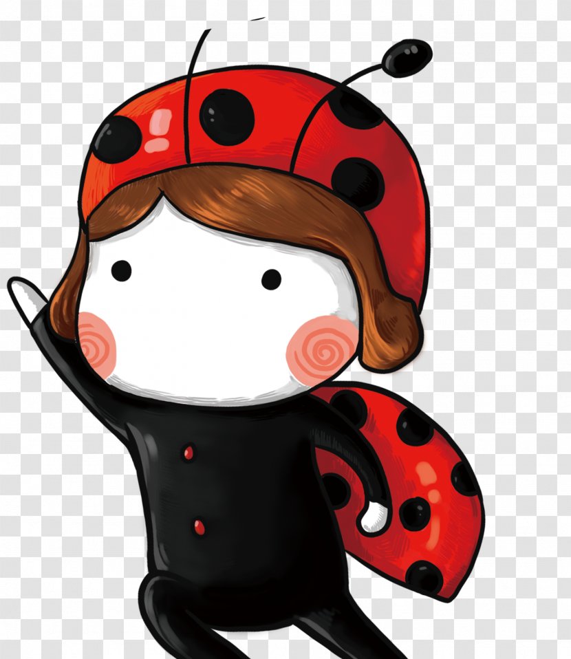 Cartoon Beetle Ladybird Illustration - Child - Ladybug Transparent PNG