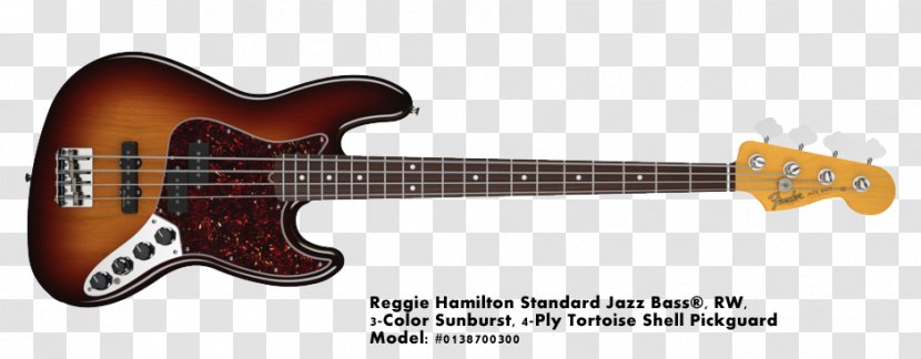 Fender Jazz Bass Guitar Musical Instruments Corporation American Standard - Watercolor Transparent PNG