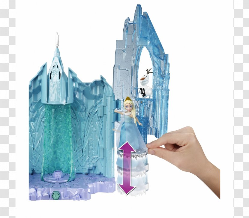 Elsa Anna Olaf Doll Toy - Ice Palace Transparent PNG