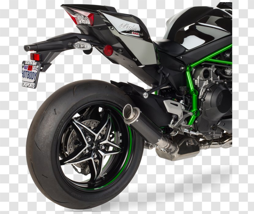 Tire Exhaust System Kawasaki Ninja H2 Motorcycle Fairing Car Transparent PNG