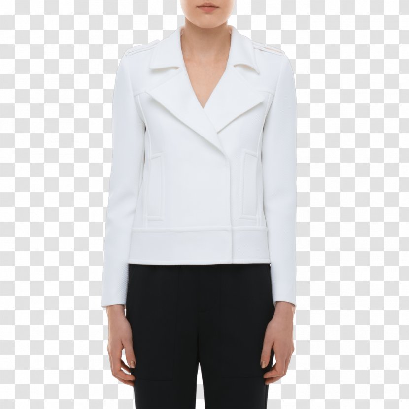 Blazer Sleeve Shirt Clothing Blouse - White - For Women Transparent PNG