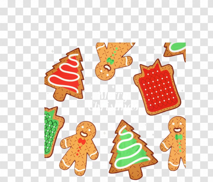Christmas Gingerbread Man - Ginger Snap - Dessert Snack Transparent PNG